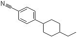structure of CAS# 73592-81-1, 4-(4-乙基环己基)苯腈