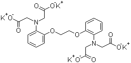 structure of CAS# 73630-08-7, 钙螯合剂钾盐