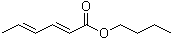 structure of CAS# 7367-78-4, Sorbic acid butyl ester