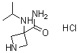 CAS # 736994-09-5, 3-(Isopropylamino)azetidine-3-carboxylic acid amide hydrochloride