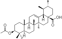 structure of CAS# 7372-30-7, Ursolic acid acetate