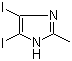 structure of CAS# 73746-44-8, 4,5-二碘-2-甲基咪唑