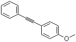 structure of CAS# 7380-78-1, 4-Methoxytolane
