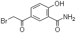 structure of CAS# 73866-23-6, 5-溴乙酰水杨酰胺