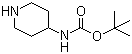structure of CAS# 73874-95-0, 4-叔丁氧羰基氨基哌啶