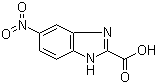 structure of CAS# 73903-18-1, 5-Nitro-1H-benzimidazole-2-carboxylic acid