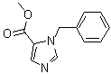 structure of CAS# 73941-33-0, 1-苄基-1H-咪唑-5-羧酸甲酯