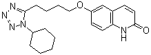 structure of CAS# 73963-62-9, 3,4-去氢西洛他唑