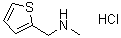 CAS # 7404-67-3, N-Methyl-2-thiophenemethanamine hydrochloride, N-Methyl-1-(2-thienyl)methanamine hydrochloride