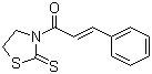 CAS # 74058-65-4, (2E)-3-Phenyl-1-(2-thioxo-3-thiazolidinyl)-2-propen-1-one, (E)-3-(1-Oxo-3-phenyl-2-propenyl)-2-thiazolidinethione, 3-[(2E)-1-Oxo-3-phenyl-2-propenyl]-2-thiazolidinethione
