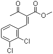 structure of CAS# 74073-22-6, 2,3-二氯亚苄基乙酰乙酸甲酯