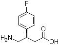 structure of CAS# 741217-33-4, (R)-4-氨基-3-(4-氟苯基)丁酸