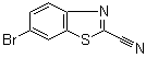 structure of CAS# 741253-03-2, 6-溴-2-苯并噻唑甲腈