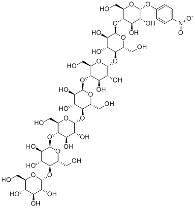 structure of CAS# 74173-31-2, 4-Nitrophenyl-alpha-D-maltoheptaoside