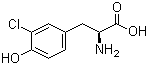 structure of CAS# 7423-93-0, 3-Chloro-L-tyrosine