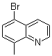 structure of CAS# 74316-55-5, 5-Bromo-8-methylquinoline