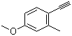 CAS # 74331-69-4, 1-Ethynyl-4-methoxy-2-methylbenzene