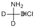 structure of CAS# 7436-22-8, Methyl-d3-amine hydrochloride