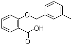 structure of CAS# 744242-83-9, 2-[(3-Methylphenyl)methoxy]benzoic acid