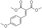 structure of CAS# 7443-25-6, Dimethyl 4-methoxybenzylidenemalonate
