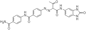 structure of CAS# 74441-05-7, 颜料黄 181