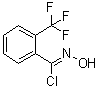 structure of CAS# 74467-04-2, N-Hydroxy-2-(trifluoromethyl)benzimidoyl chloride