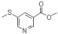 structure of CAS# 74470-43-2, 5-(甲硫基)-3-吡啶羧酸甲酯