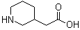 structure of CAS# 74494-52-3, 3-Piperidineacetic acid