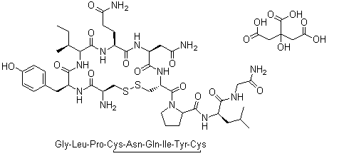 CAS # 74499-03-9, Oxytocin, compd. with citric acid, Oxytocin, 2-hydroxy-1,2,3-propanetricarboxylate (1:1) (salt)