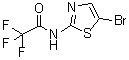 CAS 登录号：745053-65-0, N-(5-溴噻唑-2-基)-2,2,2-三氟乙酰胺