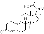CAS # 74513-62-5, Trimegestone, (8S,13S,14S,17S)-17-[(2S)-2-Hydroxypropanoyl]-13,17-dimethyl-1,2,6,7,8,11,12,14,15,16-decahydrocyclopenta[a]phenanthren-3-one