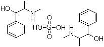 CAS # 7460-12-0, Pseudoephedrine sulfate, (S-(R*,R*))-alpha-(1-(Methylamino)ethyl)benzenemethanol sulfate