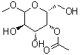 CAS 登录号：7464-26-8, 甲基 D-吡喃半乳糖苷 4-乙酸酯