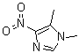 structure of CAS# 7464-68-8, 1,5-Dimethyl-4-nitroimidazole