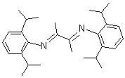 structure of CAS# 74663-77-7, 2,3-Bis(2,6-diisopropylphenylimino)butane