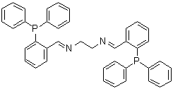 structure of CAS# 74684-87-0, N,N'-Bis[2-(diphenylphosphino)benzylidene]ethylenediamine