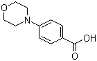 structure of CAS# 7470-38-4, 4-Morpholinobenzoic acid