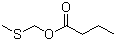 CAS # 74758-93-3, Methylthiomethyl butyrate, Butanoic acid (methylthio)methyl ester