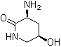 CAS # 748741-06-2, (3S,5R)-3-Amino-5-hydroxy-2-piperidinone, (3S-cis)-3-Amino-5-hydroxy-2-piperidinone