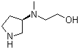 structure of CAS# 748766-92-9, (R)-2-(Methyl(pyrrolidin-3-yl)amino)ethanol