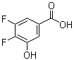 structure of CAS# 749230-45-3, 3,4-Difluoro-5-hydroxybenzoic acid