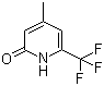 CAS # 749256-84-6, 4-Methyl-6-(trifluoromethyl)pyridin-2(1H)-one, 4-Methyl-6-trifluoromethyl-1H-pyridin-2-one