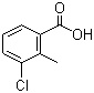 structure of CAS# 7499-08-3, 3-Chloro-2-methylbenzoic acid