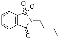 structure of CAS# 7499-96-9, 2-丁基-1,2-苯并异噻唑-3(2H)-酮 1,1-二氧化物