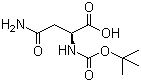 structure of CAS# 7536-55-2, BOC-L-天冬酰胺