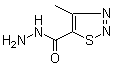 structure of CAS# 75423-15-3, 4-Methyl-1,2,3-thiadiazole-5-carbohydrazide