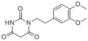 CAS # 75535-95-4, 1-[2-(3,4-Dimethoxyphenyl)ethyl]-1,3-diazinane-2,4,6-trione