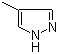 structure of CAS# 7554-65-6, 4-Methylpyrazole