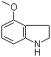 structure of CAS# 7555-94-4, 4-甲氧基-2,3-二氢-1H-吲哚