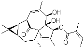 CAS # 75567-38-3, 20-Deoxyingenol 3-angelate, 3-Angelyl-20-deoxyingenol, Euphorbia factor H8, PEP 006